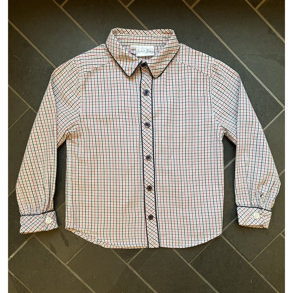 Rachel Riley Check Dress Shirt 6Y